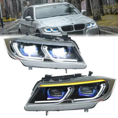 Car Craft Compatible With Bmw 3 Series E90 Lci 2008-2012 G20 Laser Style Headlight Headlamp For Xenon Car