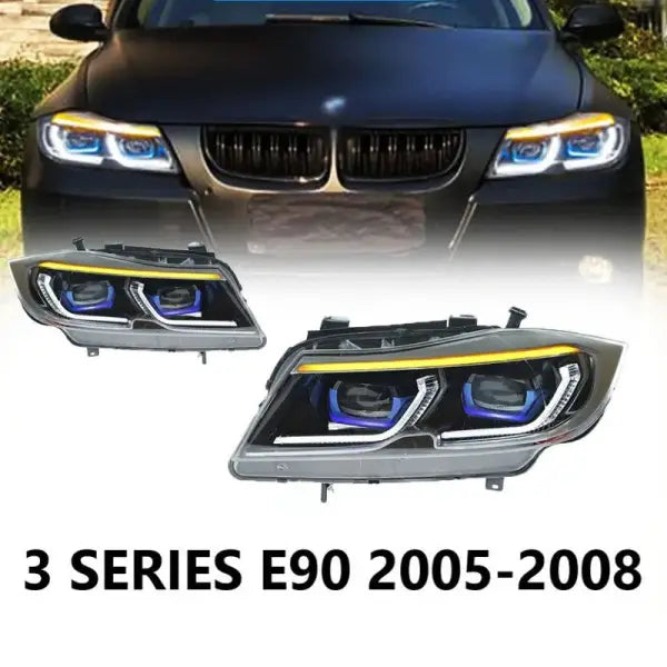 Car Craft Compatible With Bmw 3 Series E90 Pre Lci 2005-2007 G20 Laser Style Headlight Headlamp For Helogen Car