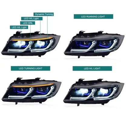 Car Craft Compatible With Bmw 3 Series E90 Pre Lci 2005-2007 G20 Laser Style Headlight Headlamp For Helogen Car