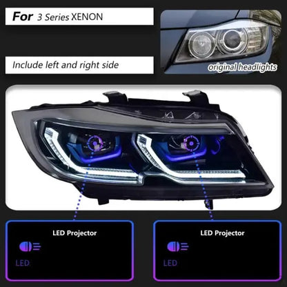 Car Craft Compatible With Bmw 3 Series E90 Pre Lci 2005-2007 G20 Laser Style Headlight Headlamp For Xenon Car