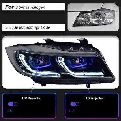 Car Craft Compatible With Bmw 3 Series E90 Pre Lci 2005-2007 G20 Laser Style Headlight Headlamp For Helogen Car