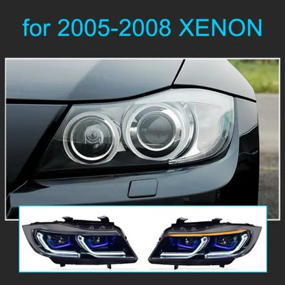 Car Craft Compatible With Bmw 3 Series E90 Pre Lci 2005-2007 G20 Laser Style Headlight Headlamp For Xenon Car