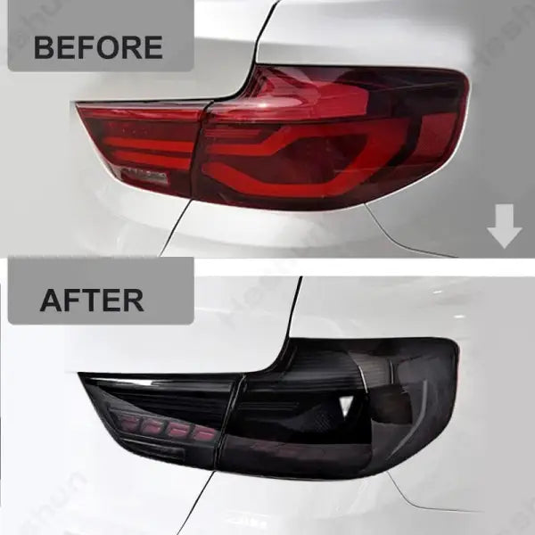 Car Craft Compatible With Bmw 3 Series Gt F34 2012-2019 Tail Lamp Light Taillight Taillamp Gtr Dragon Style Smoke