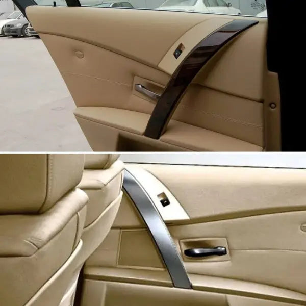 Car Craft Compatible With Bmw 5 Series M5 E60 2004-2006 Interior Door Grip Handle Trim Cover Walnut 16959333 16959334 26959335 26959336 Wl Usa