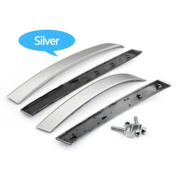 Car Craft Compatible With Bmw 5 Series M5 E60 2004-2006 Interior Door Grip Handle Trim Cover Silver 417076297 417076298 427079441 427079442 Usa