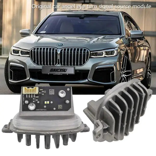 Car Craft Compatible With Bmw 7 Series G01 G02 Lci 2019-2023 Headlights Drl Daytime Running Light Led Light Angel Eyes Control Unit Module 63119498407 Left