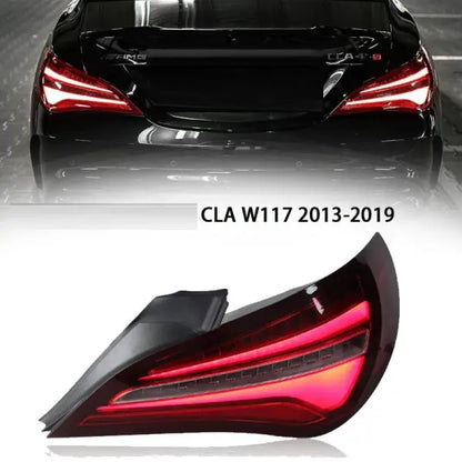 Car Craft Compatible With Mercedes Benz Cla W117 2014-2019 Tail Lamp Light Taillight Taillamp Led Style For Xenon Light Red