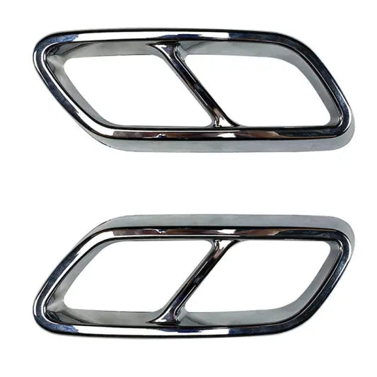 Car Craft Compatible With Mercedes C Class W206 2022+ Exhaust Pipe Tip Cover Muffler Zst-278 Ch Chrome