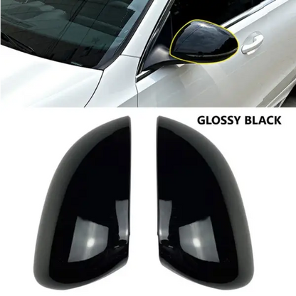 Car Craft Compatible With Mercedes C Class W206 2022+ Rear View Side Mirror Cover Zst-267 Gb Glossy Black