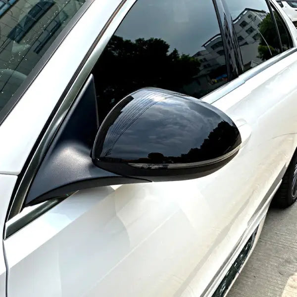 Car Craft Compatible With Mercedes C Class W206 2022+ Rear View Side Mirror Cover Zst-267 Gb Glossy Black