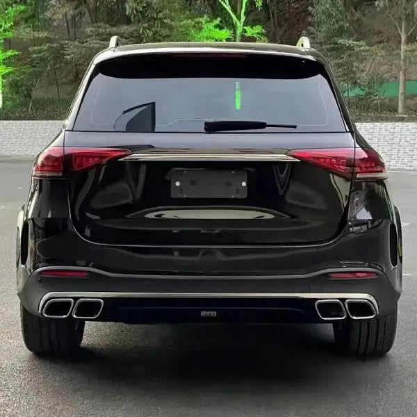 Car Craft Compatible With Mercedes Gle W167 2019-2024 Upgrade Facelift Bodykit To Gle63 Amg Style Bumper Black Exhaust Tips And Trim