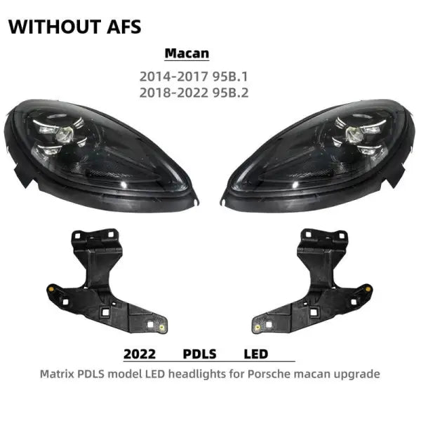 Car Craft Compatible With Porsche Macan 95a 95b 2014-2022 Upgarde To 2023 Led Laser Headlight Headlamp Head Light Lamp Without Afs