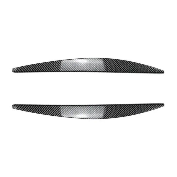 Car Craft Compatible With Skoda Octavia Mk3 2015-2017 Front Headlight Eyebrow Lip Splitter Skirts Flag Zst-464 Cf Carbon Fiber Look