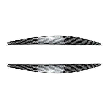 Car Craft Compatible With Skoda Octavia Mk3 2015-2017 Front Headlight Eyebrow Lip Splitter Skirts Flag Zst-464 Cf Carbon Fiber Look