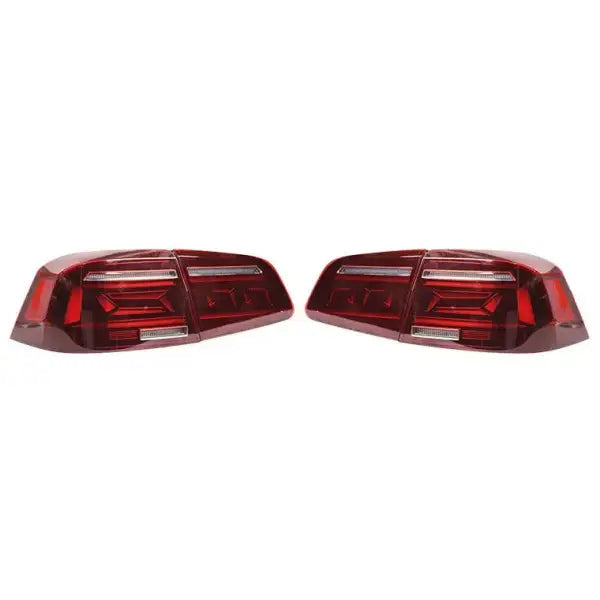 Car Craft Compatible With Volkswagen Vw Passat Magotan B7 2011-2015 Car Upgraded Led Rear Lamp Taillight Tail Light Red