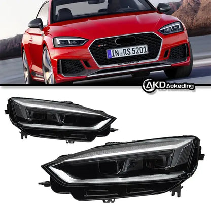 Car Front Headlight for AUDI A5 LED 2017-2019 Headlight Styling Dynamic Turn Signal Lens Automotive Assembly