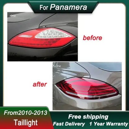 Car LED Rear Lamps for Porsche Panamera Taillights 970.1 2010-2013 Start-Up Dynamic Lights Turn Signal