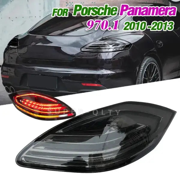 Car LED Rear Lamps for Porsche Panamera Taillights 970.1 2010-2013 Start-Up Dynamic Lights Turn Signal