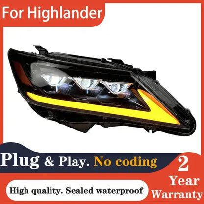 Car Lights for Toyota Camry Camry V50 LED Headlight 2012-2014 Head Lamp Drl Projector Lens Automotive