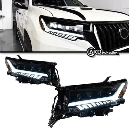 Car Lights for Toyota Prado LED Headlight 2017-2022 Prado Head Lamp Drl Dynamic Signal Projector Lens Automotive