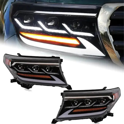 Car Styling Head Lamp for Toyota Land Cruiser LC200 2008-2015 DRL Head Lamp FJ200 Turn Signal Full LED