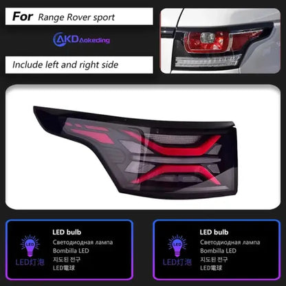 Car Styling Tail Lamp for Range Rover Sport LED Tail Light 2012-2022 Range Rover Sport Rear Fog Brake Turn