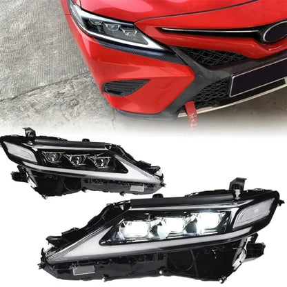 Car for Toyota Camry 2018-2020 V60 Headlights DRL Hella LED Bi Xenon Bulb Fog Lights Car Accessory Head Lamp