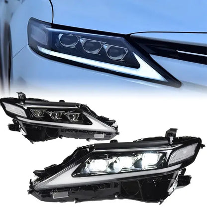 Car for Toyota Camry 2018-2020 V60 Headlights DRL Hella LED Bi Xenon Bulb Fog Lights Car Accessory Head Lamp