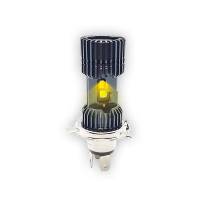 40 Watt Dual-Color (Yellow/White) LED Headlight Bulb for Bikes and Cars (Pack of 1)