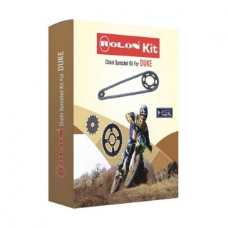 DUKE 250 X RING CHAIN SPROCKET KIT BY ROLON