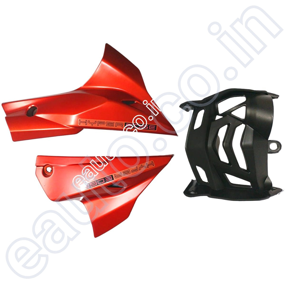 Engine Guard & Lower Guard  for TVS Apache RTR 160 New Model | RTR 180 New Model | Matt Red