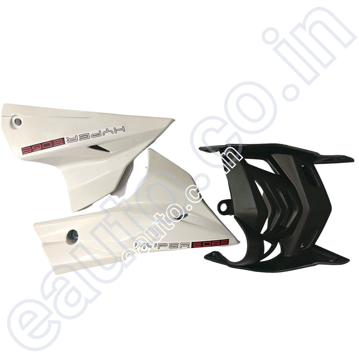 Engine Guard & Lower Guard  for TVS Apache RTR 160 New Model | RTR 180 New Model | White