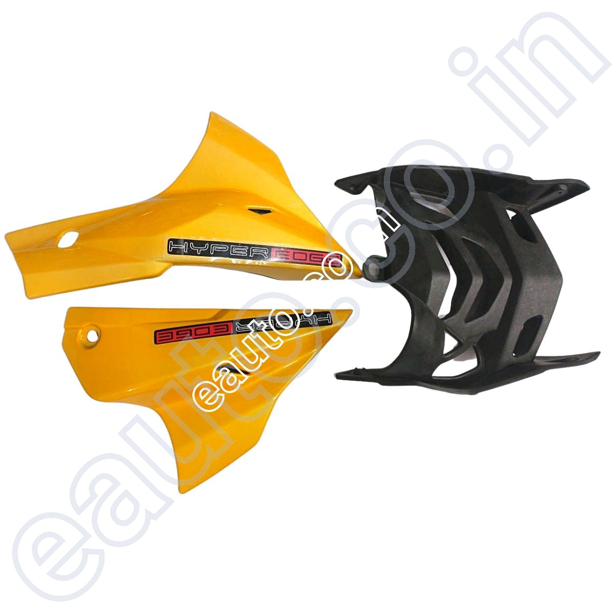 Engine Guard & Lower Guard  for TVS Apache RTR 160 New Model | RTR 180 New Model | Yellow