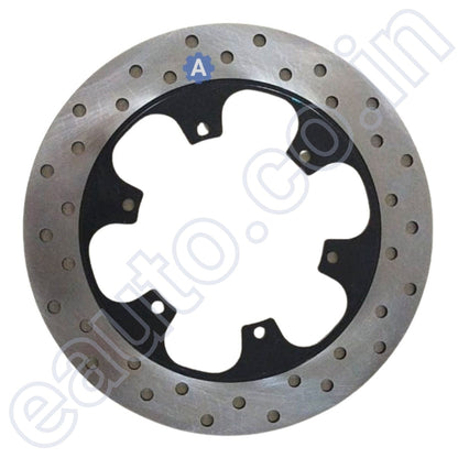 Front Brake Disc Plate for Bajaj Pulsar 150 | Discover 125 Old Model | Discover 135 Old Model | 6 Hole