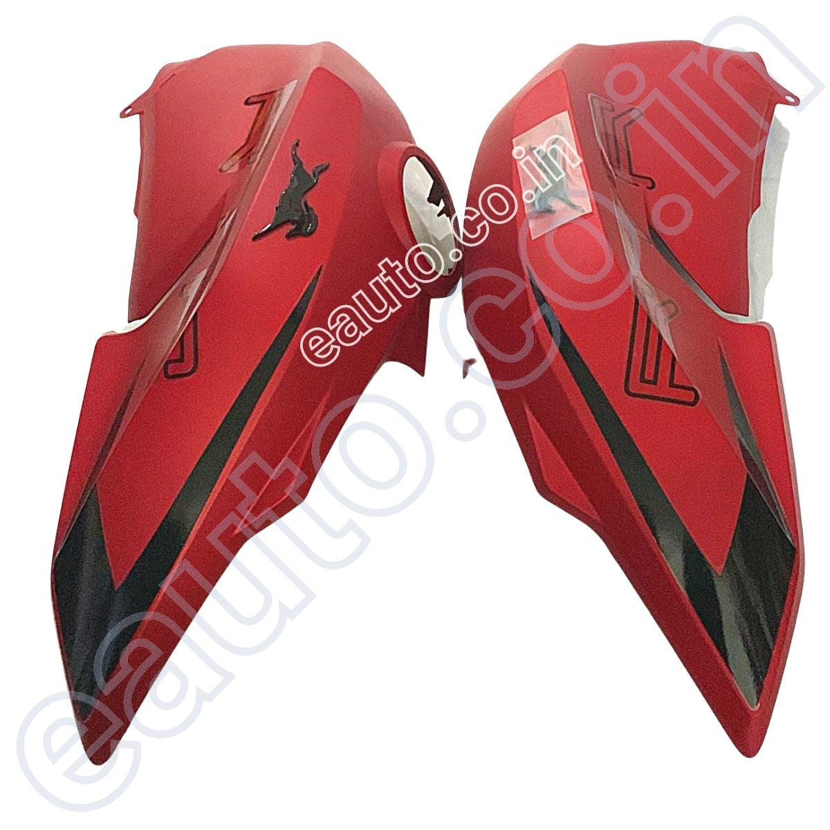 Fuel Tank Cover for TVS Apache RTR 200 4V | BS4 Model | Matt Red Colour | Set of 2