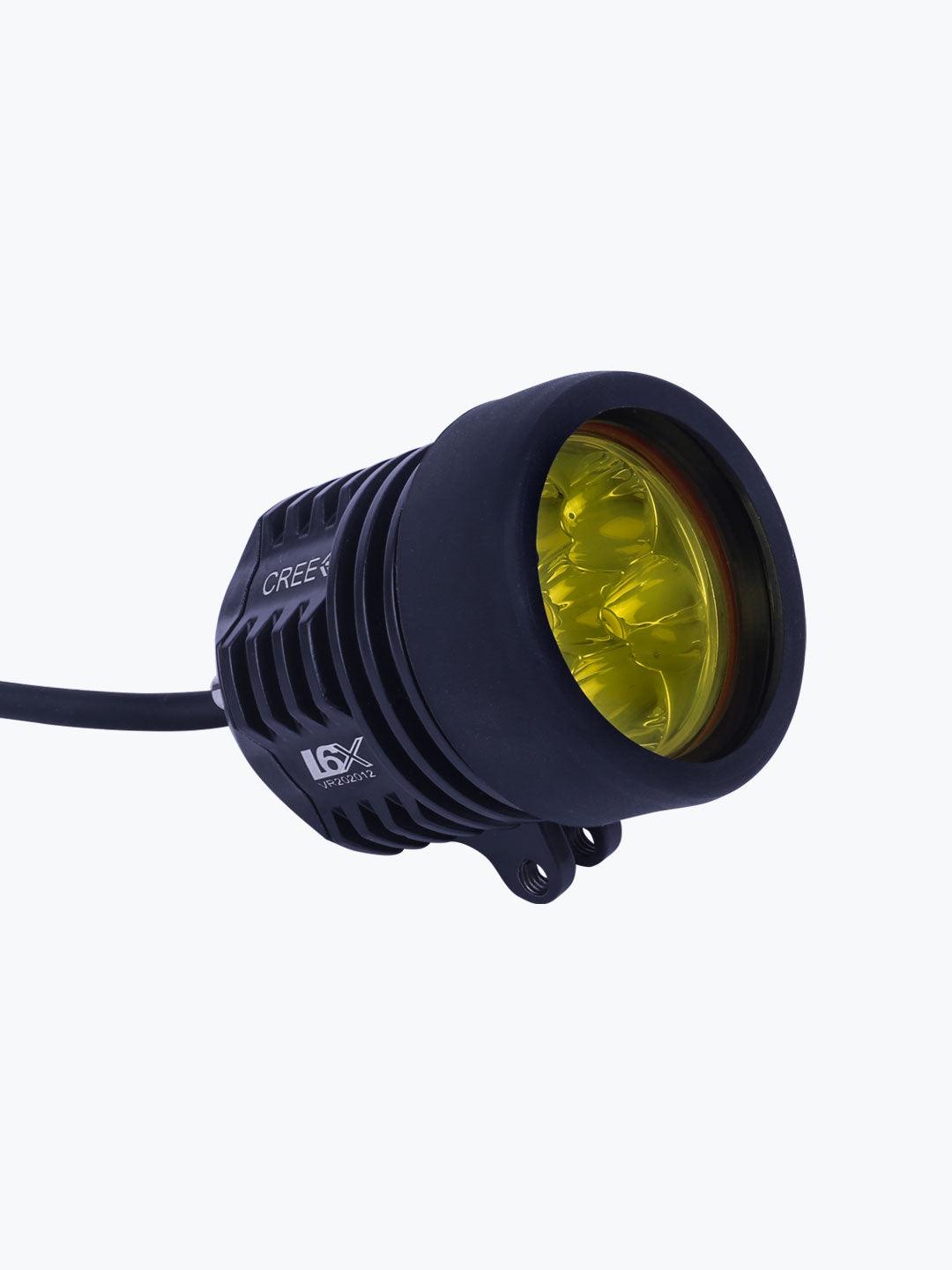 GR Gold 6 LED Fog Light With Round Cap