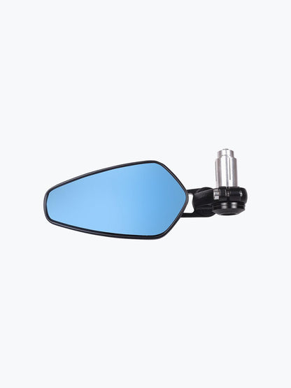 GT CNC Diamond Blue Glass Mirror Black