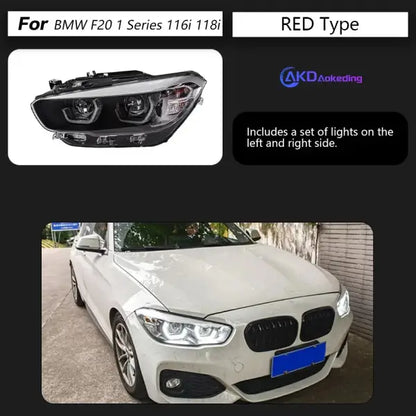 Head Lamp for BMW F20 LED Headlight 2015-2018 Headlights 1 Series 116I 118I DRL Turn Signal High Beam Angel Eye Projector