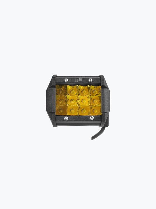 HJG 12 LED Yellow Square Foglight