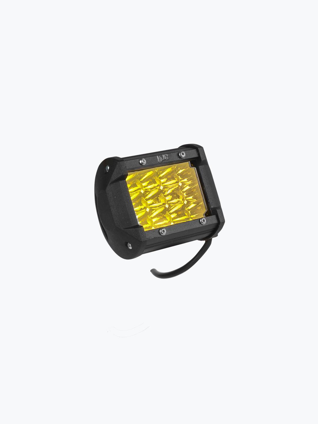 HJG 12 LED Yellow Square Foglight