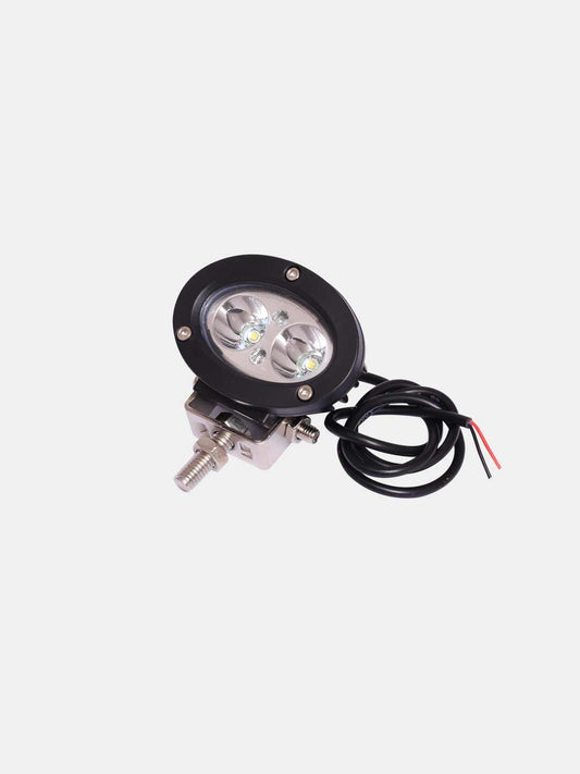 HJG 2 LED Oval Plain White Fog Light