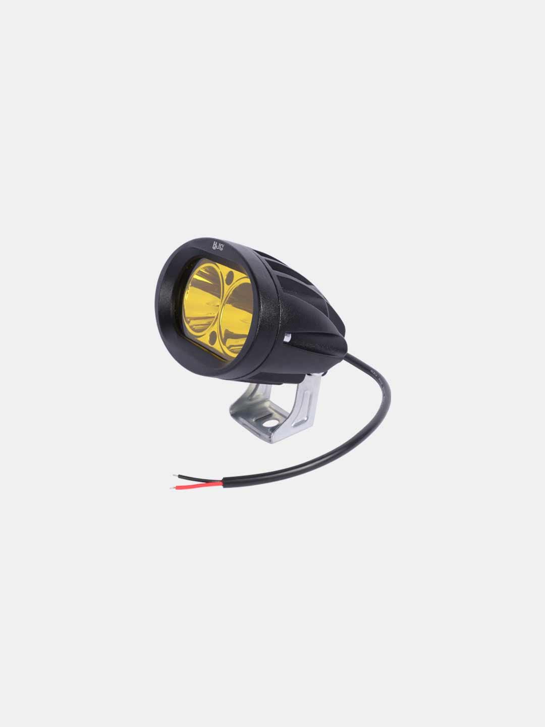 HJG 2 LED Oval Plain Yellow Fog Light