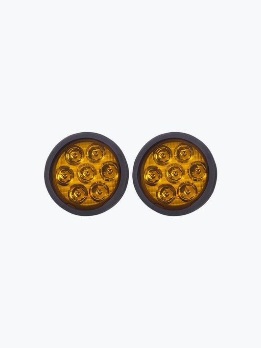 HJG 7 LED Round Fog Light Dimmerstat 70W Premium