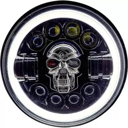 HJG SKULL LED HEADLIGHT (7 INCH)