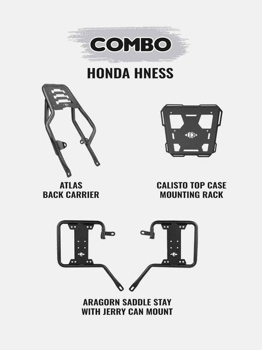 Hness Combo-Atlas Back Carrier+Calisto Carrier Plate+Argorn Saddle Stay