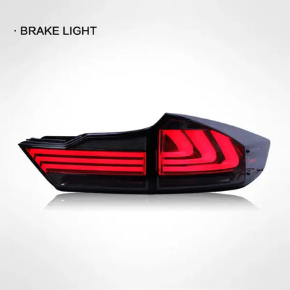 For Honda City 2014-2020 Car Animation LED Trailer Lights Tail Lamp Rear DRL Signal Automotive Plug and Play