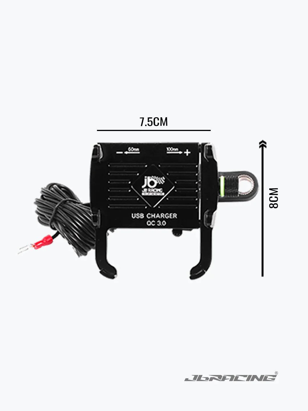 JB Racing M6 S Mobile Holder With USB Charger