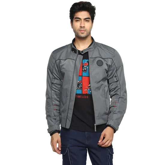 EXPLORER V3 JACKET-GREY - SHELL WITH ARMOR (LARGE)