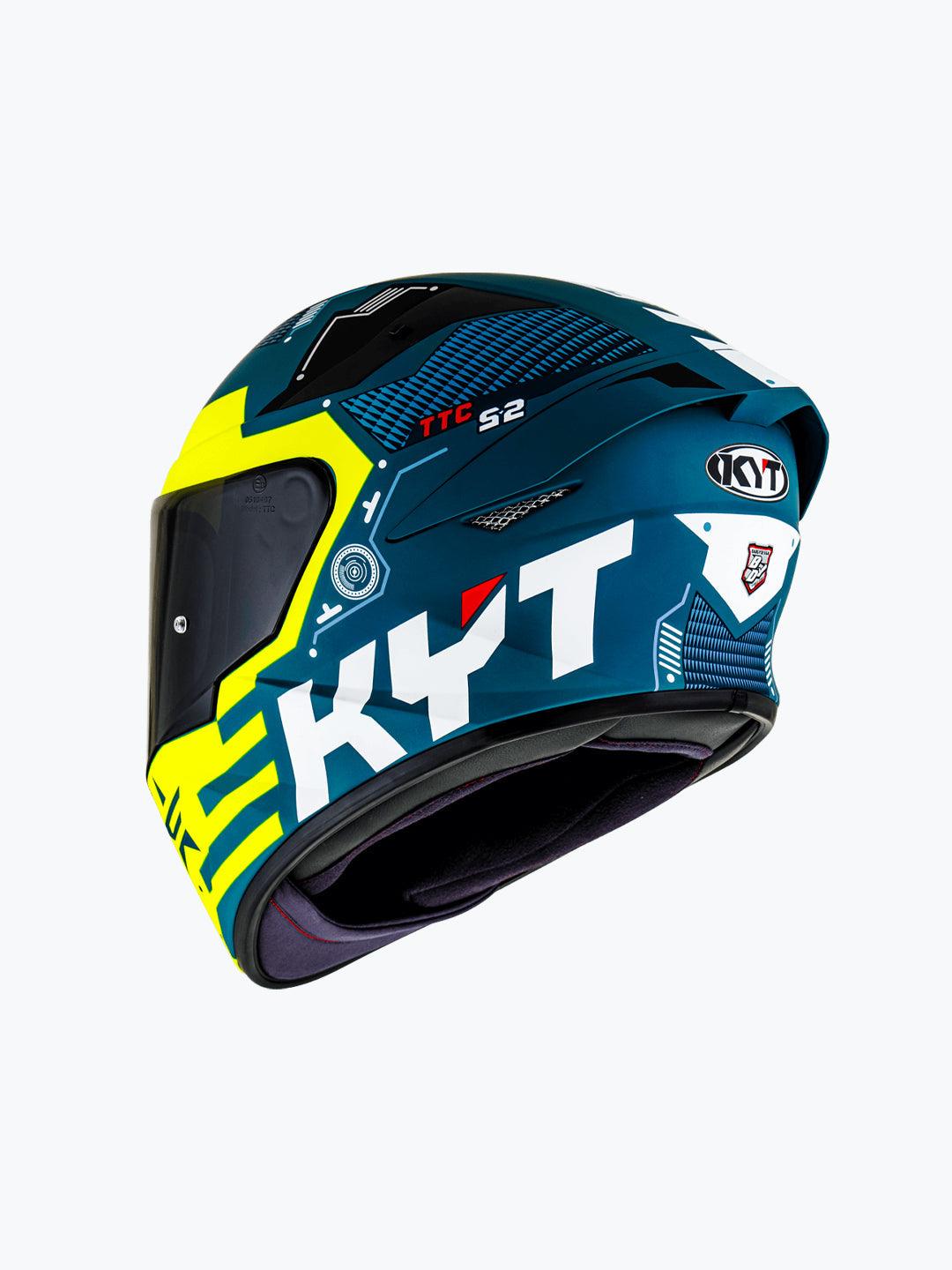 KYT TT COURSE FUSELAGE MATT YELLOW