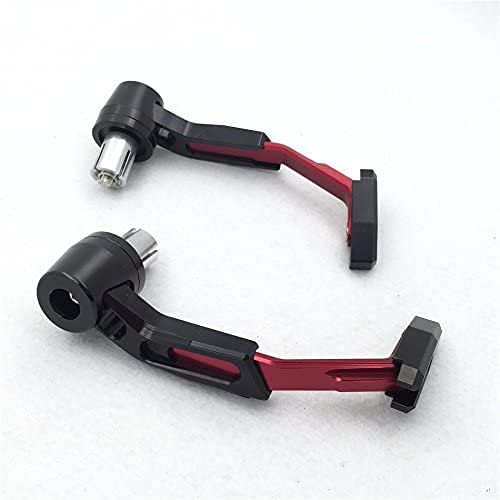 AUTOPOWERZ Universal Bike Lever Protector Guard 7/8" 22mm Brake &amp; Clutch Levers Protector Guard ( (Red)